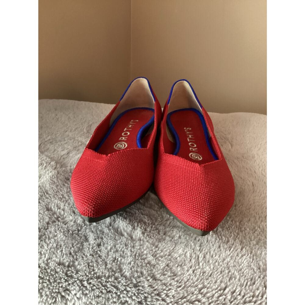 Ruthy's the point ballet flat in red women's size 8.5 - Picture 3 of 10